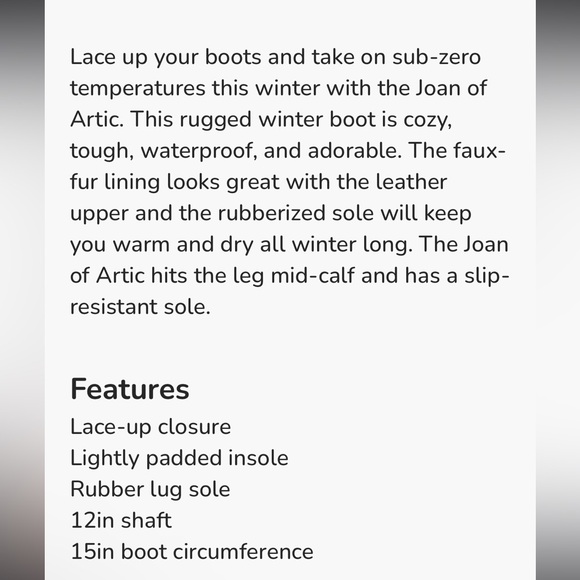 NEW- SOREL Joan of Arctic women’s boots - Picture 10 of 10